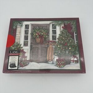Lang "Holiday Door" 500 Piece Jigsaw‎ Puzzle By Susan Winget Easel Style 18"x24"